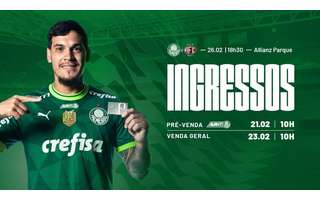 Ingressos a partir de 60 reais para jogo contra Ferroviária no