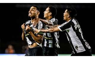 Joaquim scored the Peixe goal (Photo: Raul Barreta/Santos)