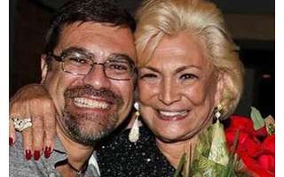 Marcelo Camargo with his mother, Hebe