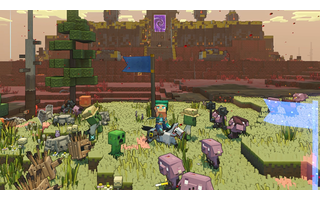 Minecraft Legends battles combine action and real-time strategy