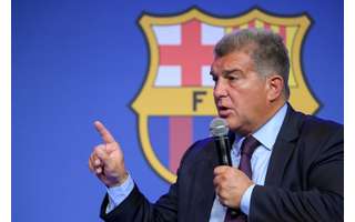 El Real Madrid responde a las declaraciones del presidente del Barcelona Laporta a través de un vídeo (Foto: LLUIS GENE / AFP)