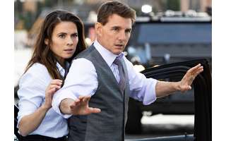 Hayley Atwell and Tom Cruise in 'Mission: Impossible - Dead Reckoning Part One'