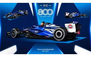 Williams unveils the celebration car 