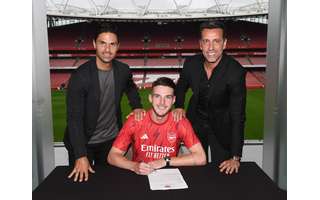 Rice arrives as a key signing for Arsenal 