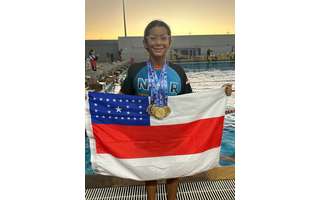 Jovem promessa da natação ense com 7 medalhas conquistadas