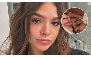 Mel Maya appeared in a photo in bed with a singer.