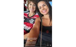 Mulher de Tite começa a acompanhar jogos do Flamengo no Rio