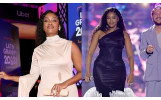 Vestido preto com babado, vestido rosa com transparência ou vestido longo? 3 looks de Iza no Grammy Latino que te inspirará a se vestir com elegância.