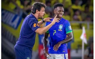 Diniz perdeu Vinicius Jr. no início do jogo contra a Colômbia