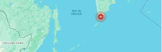 Tremor foi registrado na Península de Kamchatka, no extremo leste da Rússia
