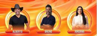 Alberto, Breno e Jordana estão no Paredão Falso desta semana no BBB 26