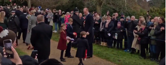 O príncipe e a princesa de Gales, William e Catherine, ao lado dos filhos, George, Charlotte e Louis