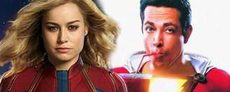 Painel da Marvel contará com a atriz Brie Larson, que interpretará a Capitã Marvel nos cinemas, e o painel da DC terá Zachary Levi, ator que interpretará Shazam! nas telonas