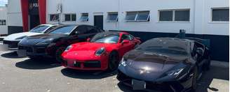 Justiça determinou o bloqueio de veículos de luxo suspeitos de serem utilizados no esquema