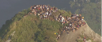 Turistas ilhados no Morro do Vidigal ficam presos durante quase 4 horas