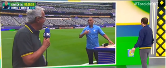 Leifert interage com Denilson no SBT