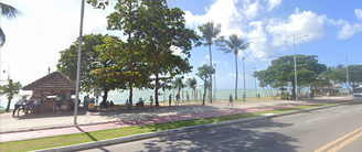 Avenida Álvaro Otacílio, em Maceío, localizada no bairro da Jatiúca, onde fica o apartamento do ex-presidente Fernando Collor