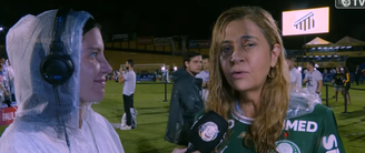 Leila Pereira comemorou o título depois de bater o Novorizontino