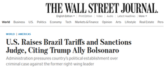 As medidas de Trump repercutiram nos principais jornais do mundo. 