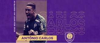 Zagueiro Antônio Carlos foi anunciado como reforço pelo Orlando City (Imagem: Reprodução)