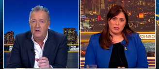 O jornalista Piers Morgan entrou em um embate com a embaixadora de Israel no Reino Unido