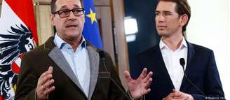 Strache e Kurz anunciam acordo de governo