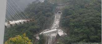 Ponte fazia parte da obra que liga Bogotá à cidade de Villavicencio, localizada 120 km ao sul da capital colombiana