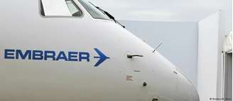 Um jato Embraer E190-E2: aviões de médio alcance para até 130 passageiros, segmento dominado pela empresa brasileira