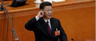 O presidente chinês Xi Jinping, que também comanda o Partido Comunista. 