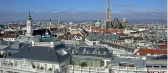 Viena, capital da Áustria, tem 1,8 milhão de habitantes