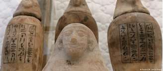 Recipientes e sarcófagos em Saqqara podem conter segredo das múmias egípcias