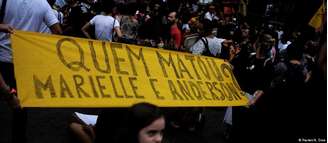 Protesto contra a morte de Marielle no Rio