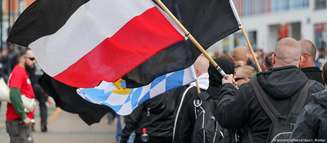 Manifestação de extremistas de direita em Chemnitz