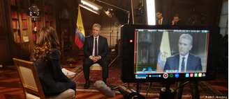 Iván Duque concedeu entrevista à DW em Bogotá, no dia 16 de janeiro