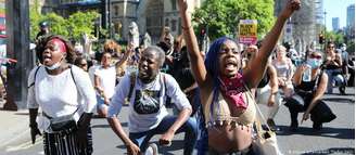 Protestos antirracismo levam milhares às ruas em Londres