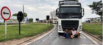 Bloqueio em rodovia no Mato Grosso