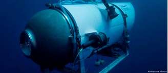 O submarino Titan, que despareceu no domingo