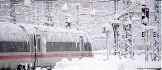 Trens não conseguiram chegar a Munique devido à neve