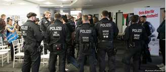 Policiais encerraram congresso pró-Palestina em Berlim