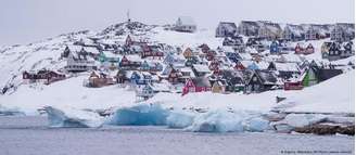 Nuuk, na Groenlândia: ilha ártica está na mira de Trump