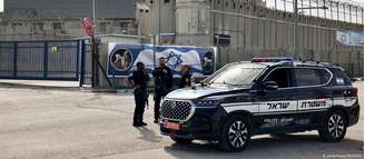 Uma prisão israelense na Cisjordânia ocupada