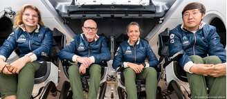 Equipe da missão Fram2 em treinamento para a viagem polar pioneira 