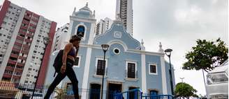 Igreja de Nossa Senhora da Boa Viagem, em Recife; Nordeste segue como a região mais católica do país