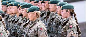 Homens e mulheres dinamarqueses passarão pelo mesmo sistema de recrutamento militar