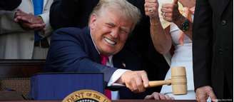 "Como você sabe, não haverá tarifa se o Brasil, ou empresas de seu país, decidirem construir ou fabricar produtos dentro dos Estados Unidos", diz Trump