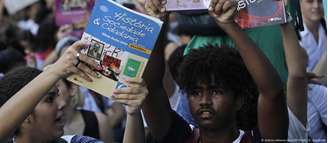 Protesto contra Bolsonaro promovido por estudantes em 2019 no Rio de Janeiro