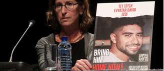 Familia divulgou vídeo enviado pelo Hamas em que o refém David Evyatar aparece desnutrido. [Imagem de arquivo publicada em 05/11/2023] 