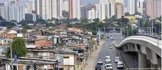 Fotos de Paraisópolis e Morumbi revelam ainda a desigualdade ambiental entre as regiões  