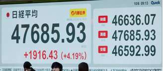Rendimentos dos títulos do governo japonês com vencimento em dez anos subiram para o nível mais alto em quase duas décadas