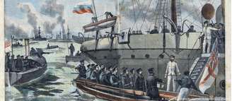 Captura de navio venezuelano pela esquadra anglo-germânica em 1902